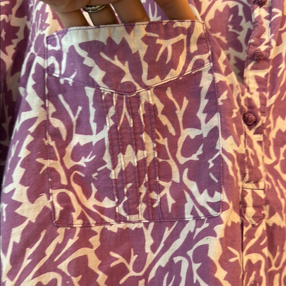 Roberta Roller Rabbit Purple Patterned Women's To… - image 3